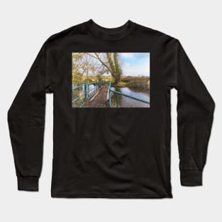 Footbridge Over The River Pang Long Sleeve T-Shirt